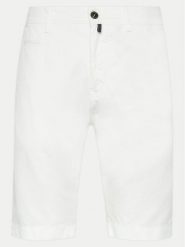 Pierre Cardin Szorty materiałowe 34770/000/5002 Biały Modern Fit. Białe szorty Pierre Cardin, m, bez wzorów, z bawełny. Za 259.99 zł.