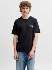 Jack & Jones Koszulka "Riviera" w kolorze czarnym rozmiar: L. Czarne bezrękawniki Jack & Jones, l, bez wzorów, z bawełny, bez kołnierzyka, bez ramiączek. Za 62.03 zł.