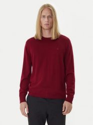 Calvin Klein Sweter LV04LB305G Czerwony Regular Fit. Czerwone swetry rozpinane CALVIN KLEIN, m, bez wzorów, z wełny, bez kołnierzyka, bez ramiączek. Za 469.99 zł.