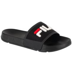 Klapki Fila Morro Bay Slipper FFM0411-80010 granatowe niebieskie. Niebieskie klapki z tworzywa sztucznego. W wyprzedaży za 142.77 zł.