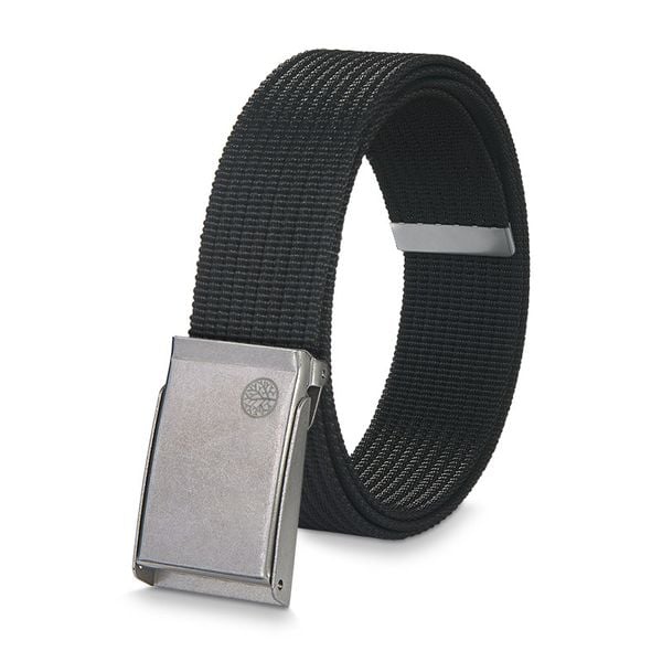 Pasek parciany BETLEWSKI PRC-01_SR-0 XL czarny. Szare paski Betlewski, bez wzorów, z materiału. Za 39.99 zł.