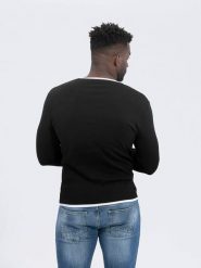 KEY LARGO Sweter "Sarasota" w kolorze czarnym rozmiar: L. Czarne swetry nierozpinane Key Largo, l, bez wzorów, bez kołnierzyka, bez ramiączek. Za 86.99 zł.