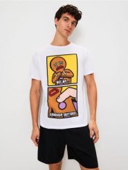 Piżama dwuczęściowa z nadrukiem Shrek - wielobarwny. Piżamy Sinsay, l, bez wzorów, bez ramiączek. Za 49.99 zł.