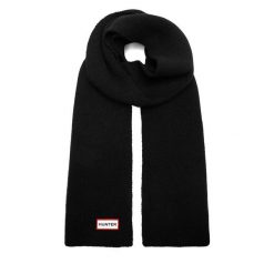 Szalik Hunter. Czarne szaliki Hunter, bez wzorów. Za 89.99 zł.