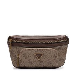 Saszetka nerka Guess. Brązowe saszetki i nerki Guess, z aplikacjami. Za 419.99 zł.