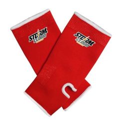 Elastyczny stabilizator stawu skokowego StormCloud Czerwony M. Czerwone odzież kompresyjna STORMCLOUD, m, bez wzorów, z materiału, do biegania. Za 35.00 zł.