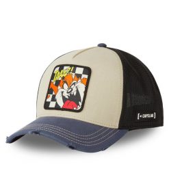 Czapka z daszkiem Capslab. Brązowe czapki z daszkiem Capslab, bez wzorów. Za 119.99 zł.