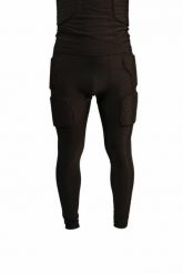 Spodnie kompresyjne, 5 szt. zintegrowanych, futbol amerykański FS-07. Czarne odzież kompresyjna BARNETT, xl, bez wzorów, na fitness i siłownię. Za 199.00 zł.