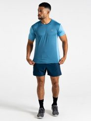 Dare 2b Koszulka funkcyjna "Discernible III" w kolorze błękitnym rozmiar: XS. Niebieskie t-shirty sportowe Dare 2B, bez wzorów, z materiału, bez ramiączek, outdoorowe. Za 41.98 zł.