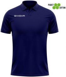 Elegancka Koszula Polo Givova Cotone Piquet 3XL na Lato. Fioletowe koszule Givova, na lato, xl, bez wzorów, z bawełny, bez kołnierzyka, bez ramiączek. Za 63.68 zł.