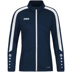 Poliestrowa bluza dresowa Jako Power. Niebieskie bluzy z kapturem JAKO, xl, bez wzorów, z dresówki, z kapturem. Za 315.50 zł.