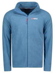 Geographical Norway Kurtka polarowa "Tug" w kolorze niebieskim rozmiar: 3XL. Niebieskie kurtki Geographical Norway, xl, bez wzorów, z materiału, bez kaptura. Za 92.21 zł.