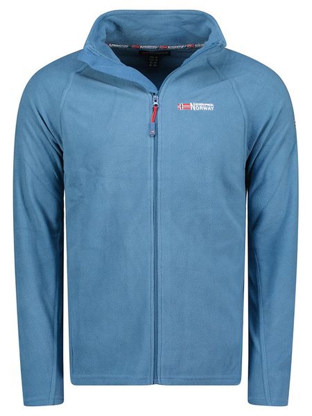 Geographical Norway Kurtka polarowa "Tug" w kolorze niebieskim rozmiar: 3XL. Niebieskie kurtki Geographical Norway, xl, bez wzorów, z materiału, bez kaptura. Za 79.21 zł.