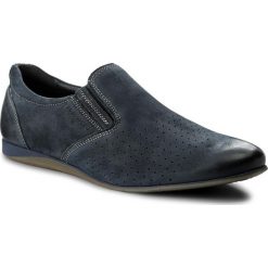 Półbuty LASOCKI FOR MEN - MI08-C326-364-04 Granatowy. Niebieskie eleganckie półbuty Lasocki For Men, bez wzorów, z materiału, bez obcasa, bez zapięcia. W wyprzedaży za 89.98 zł.