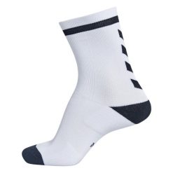 Skarpety sportowe dla dorosłych Hummel Elite Indoor Sock Low. Białe skarpetki sportowe Hummel, bez wzorów, z elastanu. Za 19.99 zł.