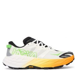 Buty do biegania Hoka. Białe buty do biegania HOKA, bez wzorów, bez zapięcia, do biegania. Za 749.99 zł.