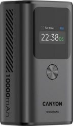 Canyon OnPower 130 TFT 10000 mAh PD30W grafitowy. Szare powerbanki . Za 139.90 zł.