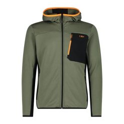Bluza męska rowerowa CMP 34G1527. Zielone bluzy CMP, l, bez wzorów, bez kaptura. Za 449.99 zł.