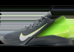 Męskie buty sportowe technologia amortyzacji G.T. JUMP ACADEMY. Szare buty turystyczne Nike, bez wzorów, z gumy, bez zapięcia, do koszykówki. Za 416.85 zł.