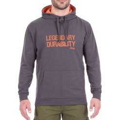 Bluza w kolorze ciemnoszarym. Bluzy z kapturem marki Jeep, m, z nadrukiem, z kapturem. W wyprzedaży za 119.95 zł.