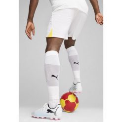Męskie szorty RC Lens 24/25 PUMA White Black. Białe szorty Puma, l, bez wzorów, ze lnu, sportowe. W wyprzedaży za 124.00 zł.