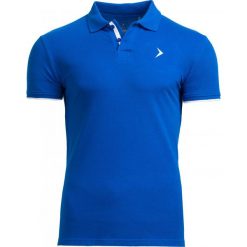 Koszulka polo męska TSM610 - niebieski - Outhorn. Koszulki polo marki Outhorn. W wyprzedaży za 39.99 zł.