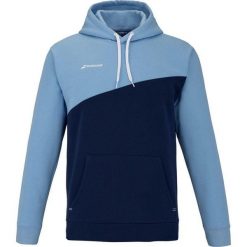 Bluza tenisowa męska z kapturem Babolat Drive Hood Sweat. Niebieskie bluzy BABOLAT, m, bez wzorów, z kapturem. Za 259.99 zł.