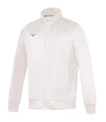 Kurtka z dresu Mizuno Team Core. Białe kurtki Mizuno, m, bez wzorów, z dresówki, bez kaptura. Za 172.50 zł.