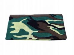 Chusta bandana kamuflaż. Brązowe szaliki MFH MAX FUCHS, bez wzorów, z bawełny. Za 13.99 zł.