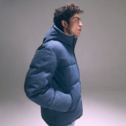 Kurtka puffer z denimu -. Kurtki Reserved, l, bez wzorów, z denimu, bez kaptura. W wyprzedaży za 239.99 zł.