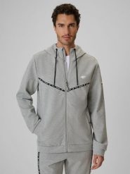 4F Bluza kibica z kapturem męska - szara XXL. Szare bluzy z kapturem 4F, m, bez wzorów, z kapturem. Za 249.99 zł.