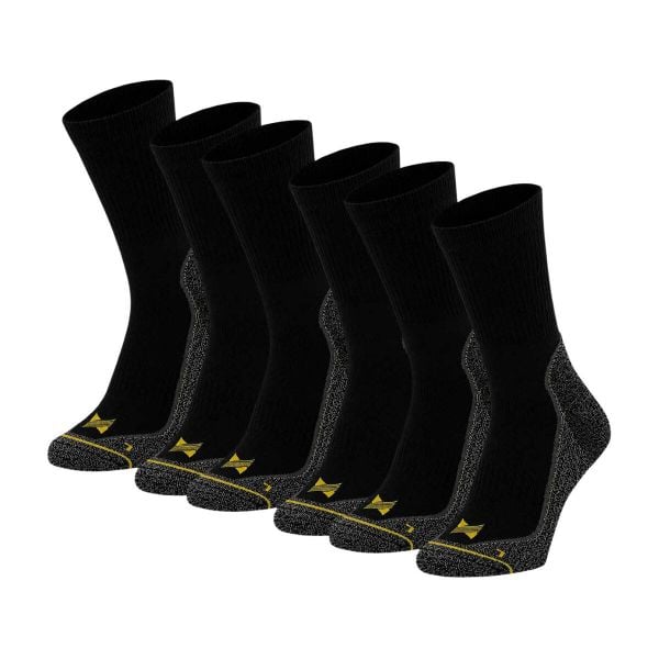 Skarpety robocze męskie ESD - antystatyczne - 6 par - multi czarne. Czarne skarpety XTREME SOCKSWEAR, bez wzorów, z elastanu. Za 303.67 zł.