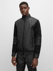 Boss Kurtka przejściowa 50481756 Czarny Regular Fit. Czarne kurtki Boss, m, bez wzorów, z bawełny, bez kaptura. Za 749.99 zł.