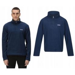 Polar turystyczny męski z suwakiem Thompson. Niebieskie bluzy z polaru Regatta, m, bez wzorów, z polaru, bez kaptura. W wyprzedaży za 95.45 zł.