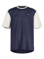 Maloja Koszulka kolarska "HagenbachM." w kolorze granatowo-białym rozmiar: S. Białe t-shirty sportowe Maloja, bez wzorów, z materiału, bez ramiączek, rowerowe. Za 144.92 zł.