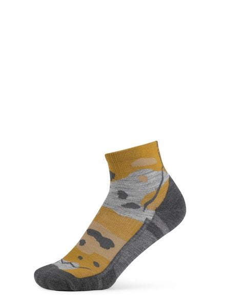 Skarpety turystyczne Buff Merino LIghtweight Quarter Sock LWQ2. Brązowe skarpety Buff, bez wzorów, z elastanu. Za 119.90 zł.