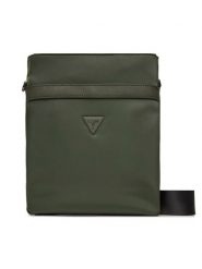 Guess Saszetka Certosa Nylon Eco Mini Bags HMECRN P4199 Zielony. Zielone saszetki i nerki Guess, z aplikacjami, z materiału. Za 289.99 zł.