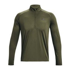 Bluza szybkoschnąca męska Under Armour Tech 2.0 1/2 Zip Long Sleeve. Zielone bluzy Under Armour, m, bez wzorów, bez kaptura. Za 135.99 zł.