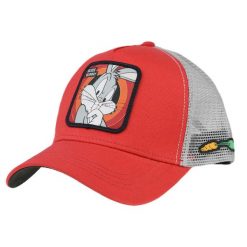 Czapka z daszkiem Capslab Looney Tunes Bugs Bunny Trucker CL/LOO/1/BUG1. Czerwone czapki z daszkiem Capslab, bez wzorów. Za 118.98 zł.