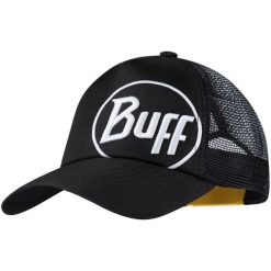 Czapka z daszkiem BUFF TRUCKER CAP LOGO BLACK L/XL. Czarne czapki z daszkiem Buff, bez wzorów, z materiału. Za 119.99 zł.