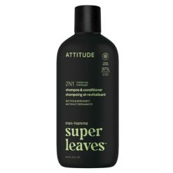 Attitude SUPER LEAVES MEN, Wzmacniający szampon i odżywka do włosów 2w1 dla mężczyzn - Bergamotka i. Perfumy męskie attitude. Za 66.69 zł.
