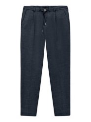 Bugatti Chinosy 1950-16210E Granatowy Slim Fit. Niebieskie eleganckie spodnie Bugatti, m, z bawełny. Za 418.99 zł.