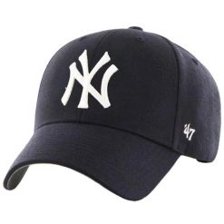 Czapka Z Daszkiem MVP New York Yankees. Niebieskie czapki z daszkiem 47 Brand, bez wzorów. Za 150.99 zł.