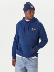 DC Bluza EDYSF03256 Niebieski Regular Fit. Niebieskie bluzy DC, m, bez wzorów, z bawełny, bez kaptura. Za 349.99 zł.