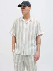 Jack & Jones Koszula "Easter" w kolorze biało-błękitnym rozmiar: XXL. Białe koszule Jack & Jones, xxl, bez wzorów, z bawełny, bez kołnierzyka, bez ramiączek. Za 92.86 zł.
