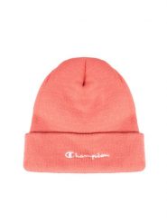 Champion Czapka "Beanie" | 804650 | Mężczyzna | Różowy. Czerwone czapki zimowe Champion, bez wzorów, z dzianiny. W wyprzedaży za 49.00 zł.