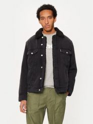 SCHOTT N.Y.C. Kurtka jeansowa TRUCKSHERPA Szary Regular Fit. Szare kurtki SCHOTT N.Y.C., m, bez wzorów, z bawełny, bez kaptura. Za 449.99 zł.