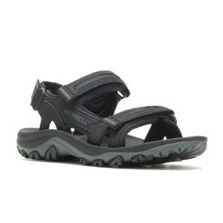 Sandały męskie Merrell Huntington Sport Convert. Czarne sandały Merrell, z syntetyku, bez zapięcia. Za 408.45 zł.