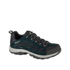 Buty turystyczne Columbia Crestwood Waterproof Czarny. Czarne buty turystyczne Columbia, bez wzorów, z gumy, bez zapięcia, trekkingowe. Za 436.20 zł.