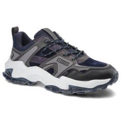 Granatowe Sneakersy Big Star Męskie Lekkie Półbuty. Niebieskie buty sportowe casual BIG STAR, z aplikacjami, z bawełny, bez obcasa, bez zapięcia. Za 259.00 zł.
